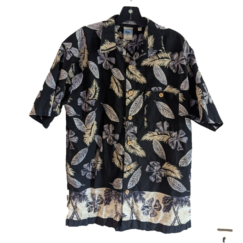 VINTAGE Gotcha‎ Sports Short Sleeve Button Up Shirt 80s 90s Graffiti Mens Medium
